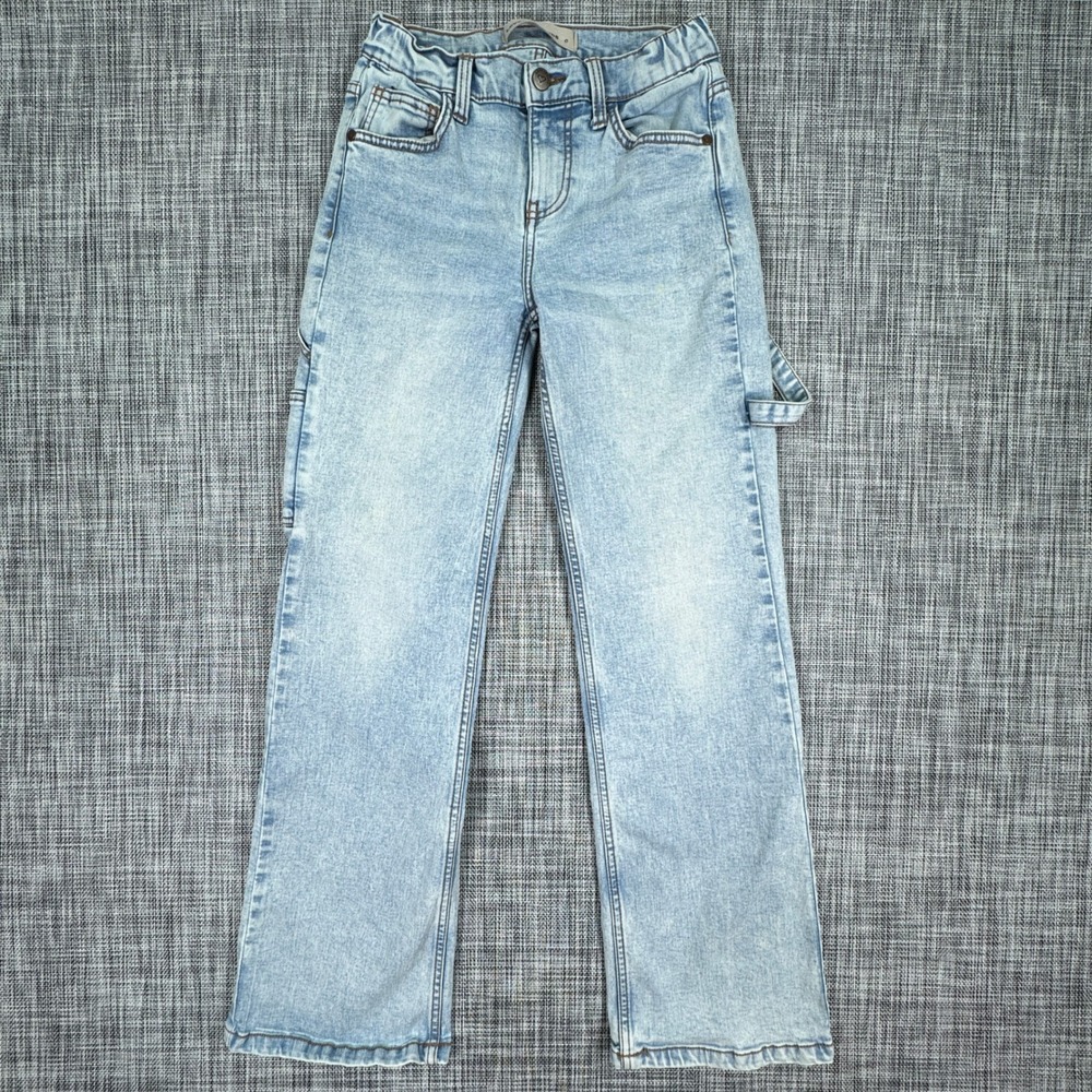 Love Trends Womens Jeans Carpenter Light Wash Size 0 Utility Denim Workwear Y2K